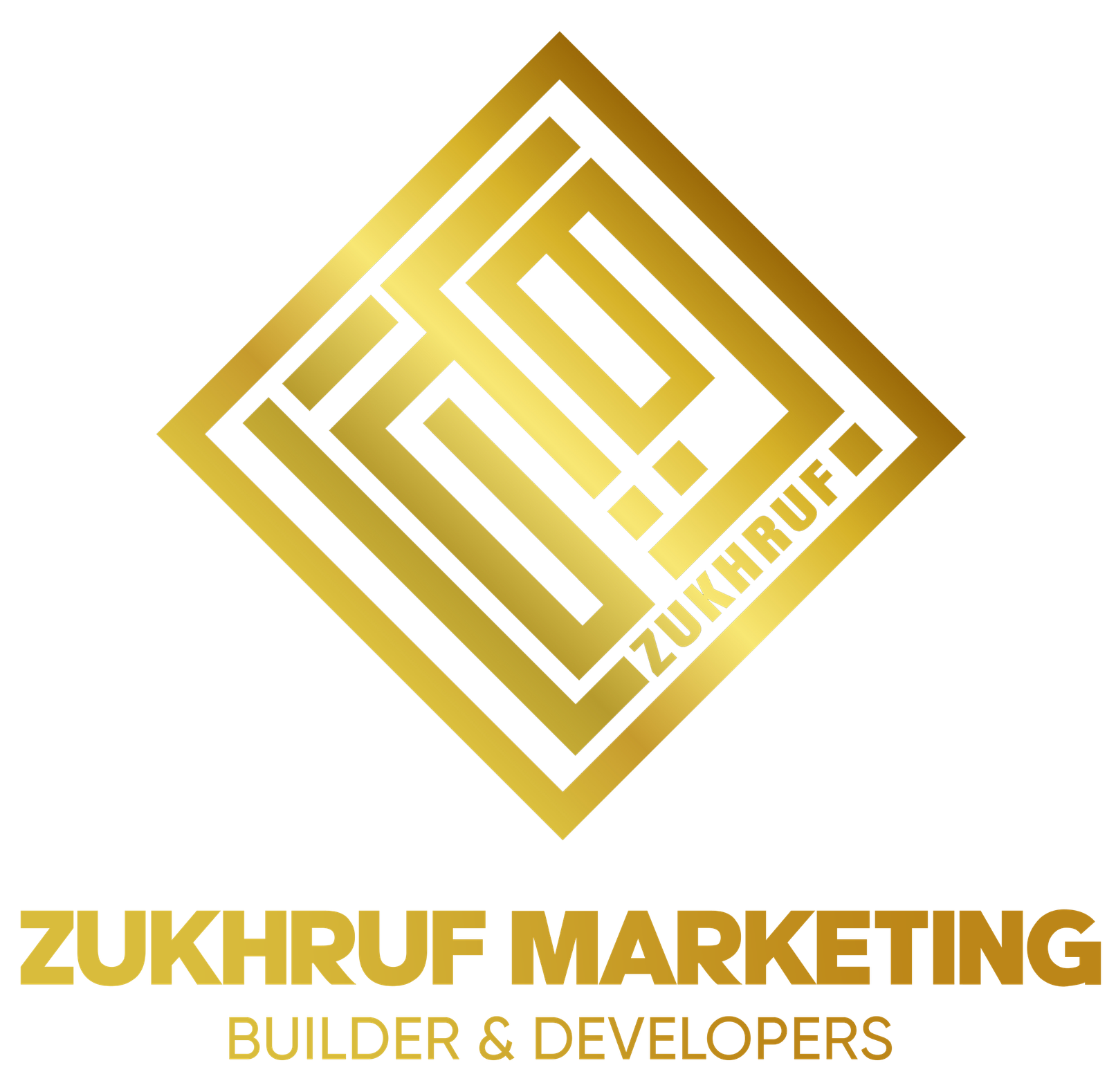 Zukhrif Golden Logo